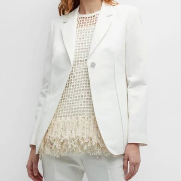 Lafayette 148 Darted Single-Button Blazer SS23 New Sample Originally $1498 - Picture 1 of 8